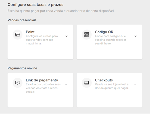 3- Taxas e Prazos - Mercado Pago